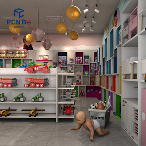 Tùy chỉnh bán lẻ đồ đạc và hiển thị đầy màu sắc kệ cho trẻ em funly đồ chơi cửa hàng hiển thị đồ nội thất - Product Image 4