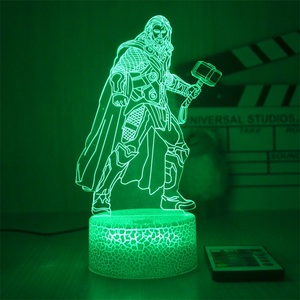 Nouveau Design TV & film <span class=keywords><strong>Thor</strong></span> 4 <span class=keywords><strong>Love</strong></span> and <span class=keywords><strong>Thunder</strong></span> led veilleuse - Product Image 2