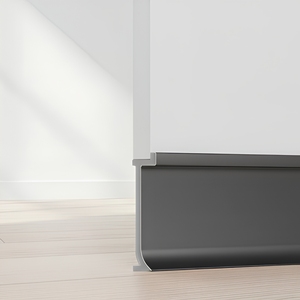 Plinthe en aluminium dissimulée - Plinthe métallique encastrée pour immeuble <span class=keywords><strong>de</strong></span> bureaux, garniture murale et <span class=keywords><strong>de</strong></span> sol moderne, plinthe facile à poser soi-même - Product Image 1