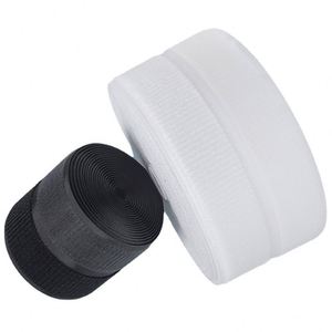Ruban auto-agrippant noir et blanc réutilisable pour vêtements, sacs à dos et câbles – Rouleau de ruban tissé – Meilleure vente – Haute qualité - Product Image 1