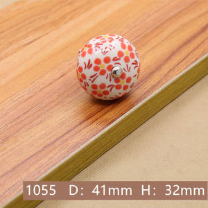 JAYA Boutons d'armoire de luxe en <span class=keywords><strong>porcelaine</strong></span> de forme ovale pour tiroirs d'enfants Poignées de tiroir en or pour armoires de <span class=keywords><strong>cuisine</strong></span> Poignées de meubles d'armoire - Product Image 4