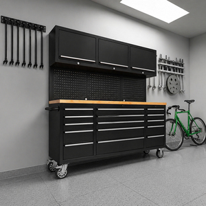 Combination Tool Workbench Chest Mobile Customized <b>Drawers</b> <b>Trolley</b> Garage Rolling 72 Inch Steel Lockable Cabinet TC-01 Customiza - Product Image 6