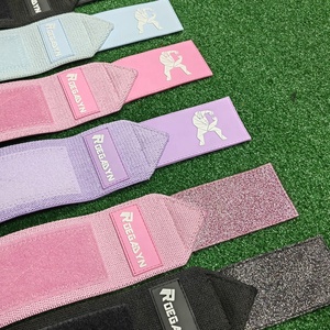 Muñequeras Flexibles y Resistentes de Colores para Levantamiento de Pesas, Fitness, Powerlifting y Gimnasio - Product Image 1