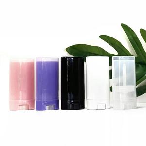 Sıcak satış boş dolum büküm up ABS PP Oval doğal <span class=keywords><strong>PCR</strong></span> sopa Deodorant konteyner 35g 35ml düz güneş koruyucu Bar krem tüpü - Product Image 2