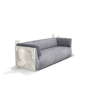 Escultura Artística de Lujo Versailles, Último Diseño, Villa 3 2 1, Conjunto de Lujo Grande en Esquina Gris, DV-VERSAILLES-04- BOCAS, Conjunto de Lujo D - Product Image 2