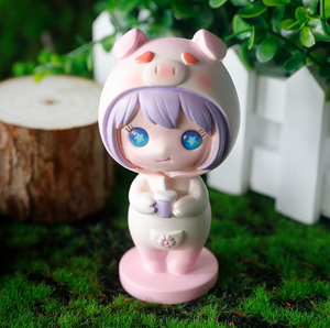 Poupée en résine « Fille énergique » – Boîte surprise créative – Cadeau pour <span class=keywords><strong>ami</strong></span> et camarade de classe – Modèle à collectionner - Product Image 3