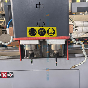 EWORLD High Rigidity Double Head PLC Controlled Drilling Milling Machine with Motor for Stainless Steel Furniture <b>Hinge</b> 9.5KW - Product Image 3