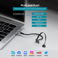 Module de caméra MINI USB 2MP capteur Cosm 1/4 1080P HD 30fps FOV 60 degrés sans distorsion