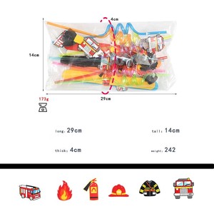 Serie <span class=keywords><strong>di</strong></span> lotta antincendio <span class=keywords><strong>di</strong></span> moda con cartoni animati creativi personalizzati, entrambi <span class=keywords><strong>di</strong></span> bell'aspetto pratici realizzati in gomma PVC per regali per feste - Product Image 3