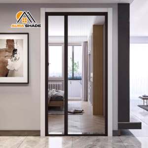 AURA SHADE Mosquitera Desmontable con Marco de Aluminio, Puerta Plegable Corredera, Pantalla Antimosquitos, Malla Retráctil de Poliéster - Product Image 2