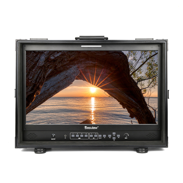 Desview 21.5" Quad View Split 400 Nit Director Broadcast 1080P 1920*1080 3G-SDI Field Director Monitor 4K 60 Display Video