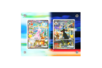 Boîte de présentation en papier de la collection de la 30e célébration de Pokémon PTCG pour les cartes booster chinoises Espeon Ex & Umbreon Ex