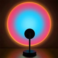 Lampes LED UFO pour maison intelligente, 16 couleurs, lampe de projection de coucher de soleil USB, projecteur RGB