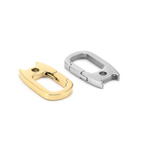 Fermoirs de bijoux à la mode fabriqués en acier inoxydable imperméables et sans ternissement 3 couleurs disponibles