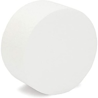 Molde de Espuma de Poliestireno Ecológico en Forma de Corazón Redondo para Pasteles, 6" x 3" con Recorte para Boda - Marca Sunshine, Logotipo Personalizado