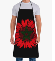 Promotion Usine Tablier Classique Drapeau Marocain pour Hommes et Femmes, Tabliers Vintage Amusants pour Cuisine, Cuisson et Barbecue