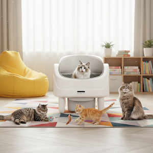 Bac à litière pour chat directement de l'usine, Arenero, bac à litière fermé avec fonction désodorisante - Product Image 1