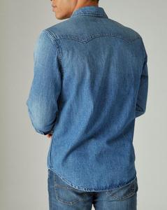 <span class=keywords><strong>Camisa</strong></span> occidental de algodón de calidad moderna para <span class=keywords><strong>hombre</strong></span>, <span class=keywords><strong>Camisa</strong></span> <span class=keywords><strong>vaquera</strong></span> de diente de sierra informal inteligente, servicio OEM de verano, nueva <span class=keywords><strong>Camisa</strong></span> <span class=keywords><strong>vaquera</strong></span> de trabajo - Product Image 5