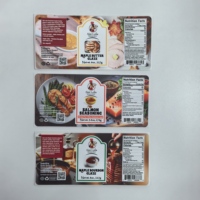Autocollants adhésifs en vinyle brillant imprimé UV, imperméables, pour bocaux d'épices alimentaires, boissons et parfums