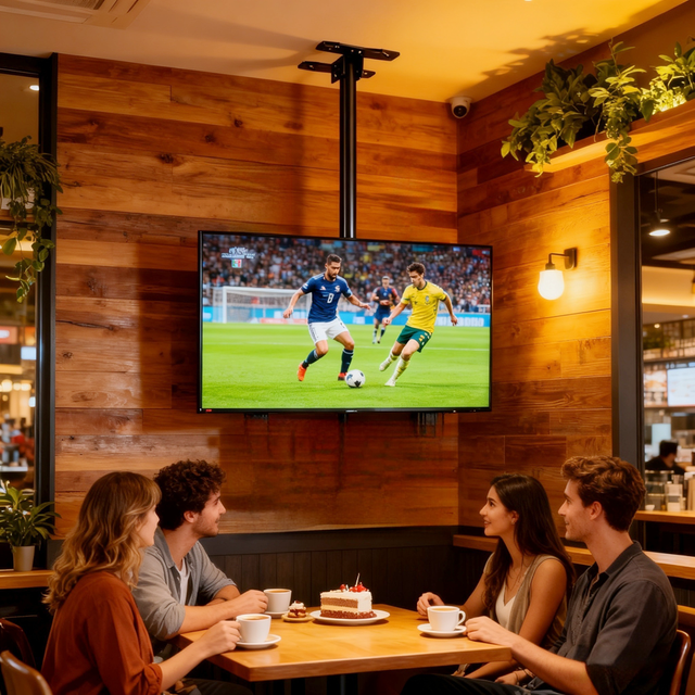 Dual Mode Ceiling Wall TV Mount for 32-75inch Screens Max 150lbs Swivel ±30° Tilt -5°+15° Adjustable 707-1584mm VESA 600x400mm