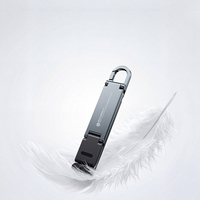 Support de téléphone portable multifonctionnel en alliage d'aluminium réglable et portable, idéal pour bureau et lit, compatible avec les clés et autres objets.