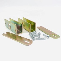 Pince en forme de U en métal plat en acier inoxydable Support en U en aluminium Pince de selle Matériel de montage avec système de mesure métrique en pouces