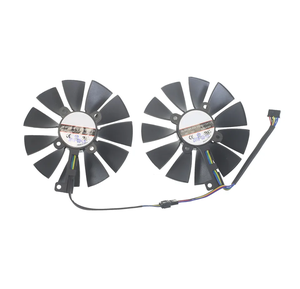 2 ชิ้น/ล็อต T129215SU FD10015H12S 95 มม. 12V 0.55A สำหรับ ASUS <span class=keywords><strong>GTX970</strong></span> 980 780 STRIX-R9285 กราฟิกการ์ดคูลเลอร์พัดลม - Product Image 2