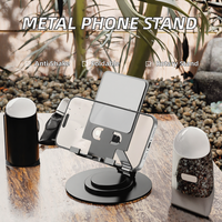 Support de téléphone portable rotatif à 360° Yi-acc L5, support de tablette pliable réglable, support de bureau universel pour smartphone pour le bureau