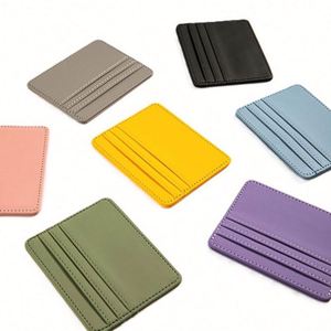 Wholesale Custom Logo PU Leather Business Card <b>Holder</b> | Multi-Card <b>ID</b> & Credit Card <b>Holder</b> - Product Image 2