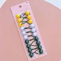 MYLULU Edle elastische Pferdes chwanz Perlen Modische Haar gummis für Kinder Kunststoff Perle Bobbles Bälle Hot Sale für Kleinkind Mädchen