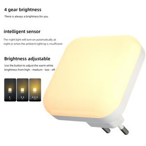 Luz con Sensor de Movimiento 100-240V, Luces Nocturnas LED Inteligentes con Sensor de Presencia Humana - Product Image 6