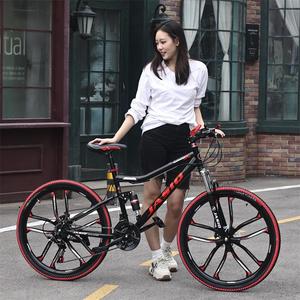 Bicicletta da Montagna all'Ingrosso con Telaio in Acciaio al Carbonio, Ruote da 24/26 Pollici, Ammortizzazione, Freno a Disco, Velocità Variabile, per Città - Product Image 5