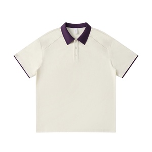 เสื้อโปโลคอปกสีตัดต่อ <span class=keywords><strong>น</strong></span>้ำหนัก 240 กรัม รุ่นใหม่ประจำฤดูใบไม้ผลิ/ฤดูร้อ<span class=keywords><strong>น</strong></span> สไตล์ญี่<span class=keywords><strong>ปุ่</strong></span><span class=keywords><strong>น</strong></span>แบบ Preppy ทรงหลวม สบายๆ สำหรับผู้ชาย - Product Image 4