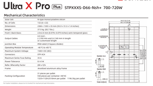 Pannello Solare <span class=keywords><strong>Suntech</strong></span> STP720S-D66/Nsh+-720W, Disponibile in UE, per Uso Residenziale e Commerciale, Doppio Vetro, Cornice Bianca - Product Image 2