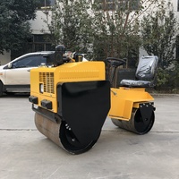 Mini-compacteur vibrant autoporté SVH70, double tambour en acier, diesel, pour la réparation routière municipale et la construction de jardins