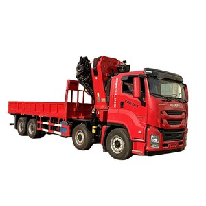 รถบรรทุกติดเครน ISUZU GIGA 28 ตัน 8x4 แบบ Knuckle Boom Crane สำหรับขาย - Product Image 1