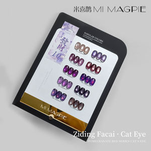 Colección de Esmaltes de Uñas en Gel Magnético UV Efecto Ojo de Gato AILANUO, Gel Hema Libre de TPO, Esmalte de Uñas en Gel Ojo de Gato con Piedras Preciosas Coloridas - Product Image 4