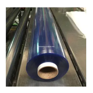 Klare blaue PVC-Folie PVC transparente Folie Vinyl normal klar zum Verpacken von Beuteln