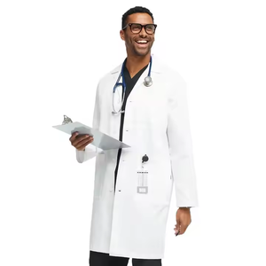 Vente en gros de blouse de laboratoire blanche à manches longues vêtements de travail vêtements de médecin dentaire manteaux expérimentaux automne blouse de laboratoire épaisse de haute qualité - Product Image 5