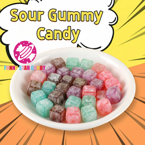 เยลลี่ผลไม้รสเปรี้ยวแบบก้อนน้ำแข็งไทย บรรจุภัณฑ์แยกชิ้น รสชาติหลากหลาย ขนมหวานเยลลี่นุ่ม - Product Image 2