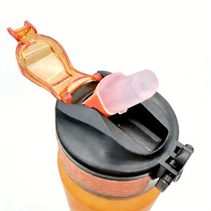 Bouteille d'eau de sport réutilisable de 32 oz/1000 ml en plastique Tritan de qualité alimentaire sans BPA, avec une large ouverture, pour <span class=keywords><strong>la</strong></span> motivation - Product Image 3