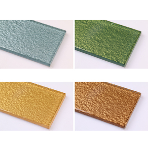 Mosaicos de vidrio para baño, azulejos de 75x150mm, electrochapado, verde, dorado y azul, precio de fábrica - Product Image 4