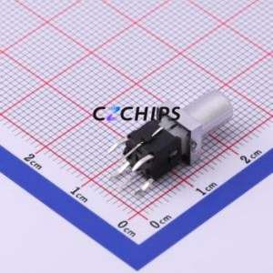 K6-6149D01 Tactile Switch Through hole Component (THT) Switch 1.6N Through Hole 18mm 50mA - Product Image 2