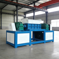 Broyeur de pneus fiable et compact, déchiqueteur portable pour ligne de production de recyclage de pneus usagés