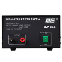 QJE Stable 303W Communication Simple 13.8V 20-22A Alimentation à découpage QJ1865 pour Ham Radio & Telecom Devices 90% Efficacité