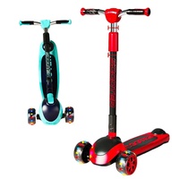 Trottinettes pour enfants avec 3 roues en PU, trottinette d'équilibre pour enfants, trottinette pour enfants de 3 à 12 ans