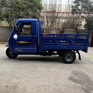 Triciclo <span class=keywords><strong>de</strong></span> Carga Resistente con Tanque <span class=keywords><strong>de</strong></span> Combustible Reforzado y Caja <span class=keywords><strong>de</strong></span> Carga Extra Grande para Trabajos Pesados - Product Image 4