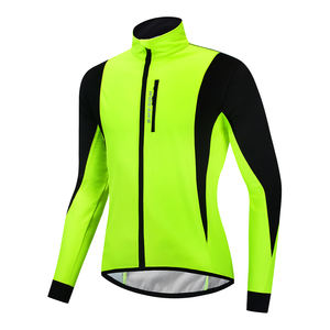 WOSAWE Inverno Caldo Up Panno Morbido Termico Giacca <span class=keywords><strong>Ciclismo</strong></span> MTB Della Bicicletta Della Bici Della Strada Abbigliamento Antivento Impermeabile Lungo Jersey - Product Image 1
