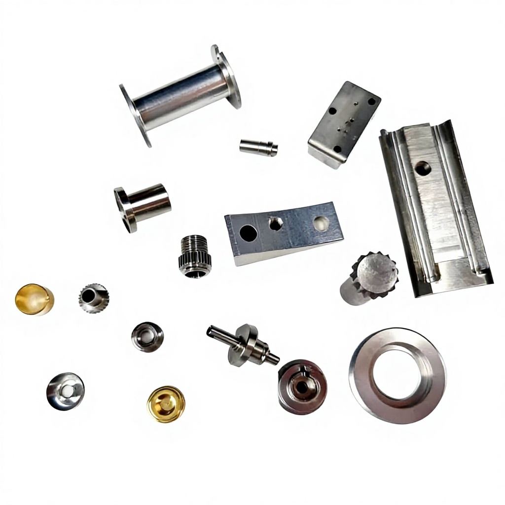 CNC Precision Machined Metal Components, Multi-Material Options, Custom Hardware for Export