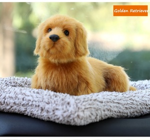 Décoration pour <span class=keywords><strong>voiture</strong></span> de <span class=keywords><strong>chien</strong></span>, en charbon de bambou, mignonne et créative, tête tournante, fournitures de <span class=keywords><strong>voiture</strong></span>, poupée de simulation - Product Image 5
